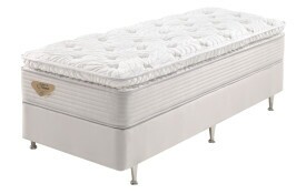 CAMA BOX ECOFLEX PERFETTO SOLTEIRO KING 96X203
