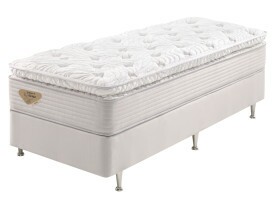CAMA BOX ECOFLEX PERFETTO SOLTEIRO KING 96X203