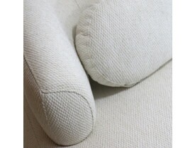 Sofá Roma Orgânico 200cm Bouclê Off White