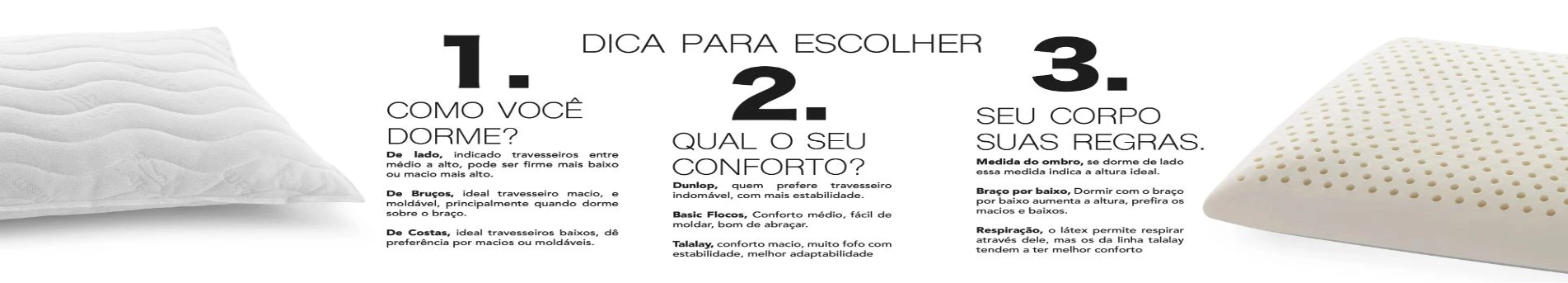 Travesseiros latex foam