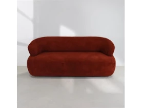 Sofá Roma Orgânico 200cm Boucle Terra Cota