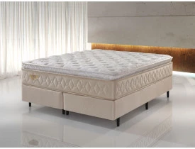CAMA BOX ECOFLEX SEIS ESTRELAS KING 193X203