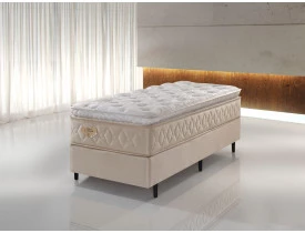CAMA BOX ECOFLEX SEIS ESTRELAS SOLTEIRO KING 96X203