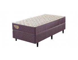 CAMA BOX SOLTEIRO KING ECOFLEX FLEX ENERGY, MOLAS VERTICOIL 0,96X2,03- Lilás